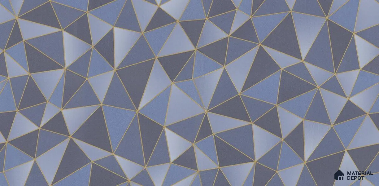 10230-4 | 5.18 Meter x 42 Inch PVC Geometric Look Wallpaper - 59.5 Sq. Ft. | Minimum 15% wastage during installation