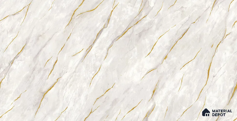 10233-1 | 5.18 Meter x 42 Inch PVC Marble Look Wallpaper - 59.5 Sq. Ft. | Minimum 10% wastage during installation