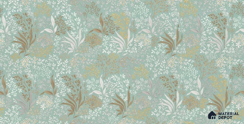 10232-3 | 5.18 Meter x 42 Inch PVC Florals Look Wallpaper - 59.5 Sq. Ft. | Minimum 15% wastage during installation