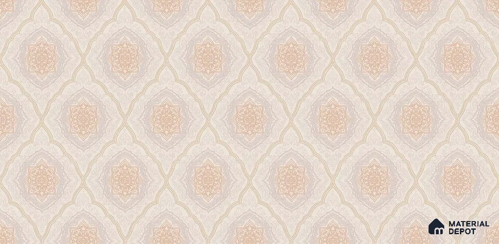 10228-3 | 5.18 Meter x 42 Inch PVC Florals Look Wallpaper - 59.5 Sq. Ft. | Minimum 15% wastage during installation