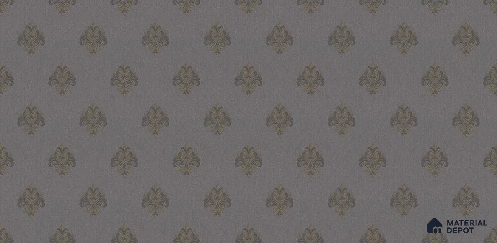 10227-5 | 5.18 Meter x 42 Inch PVC Damask Look Wallpaper - 59.5 Sq. Ft. | Minimum 15% wastage during installation
