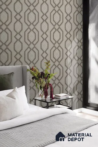 10224-4 | 5.18 Meter x 42 Inch PVC Patterned Look Wallpaper - 59.5 Sq. Ft. | Minimum 15% wastage during installation