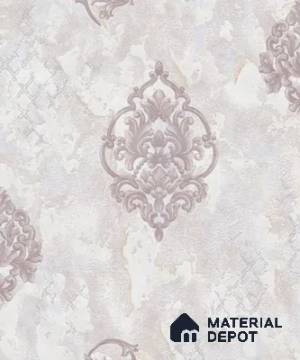WP6516 | 9.5 Meter x 21 Inch Vinyl Base Paper Damask Look Wallpaper - 54.54 Sq. Ft. | Minimum 15% wastage during installation