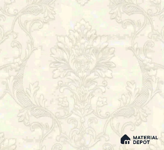 WP401-23 | 9.5 Meter x 21 Inches Damask look Wallpaper - 54.54 Sq. Ft. | Minimum 15% wastage during installation