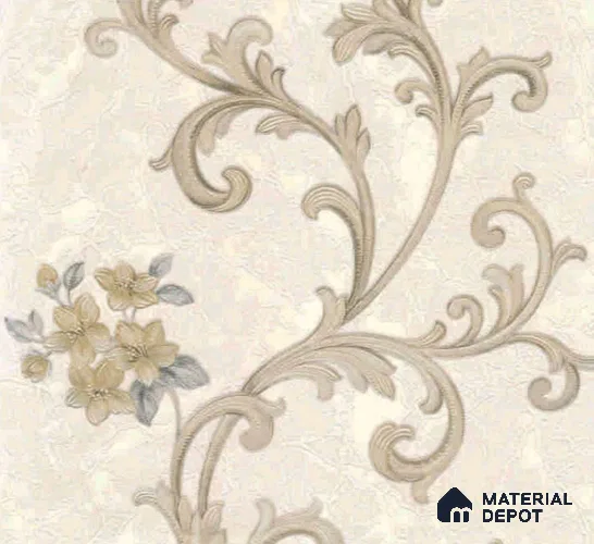 WP401-27 | 9.5 Meter x 21 Inches Florals look Wallpaper - 54.54 Sq. Ft. | Minimum 15% wastage during installation