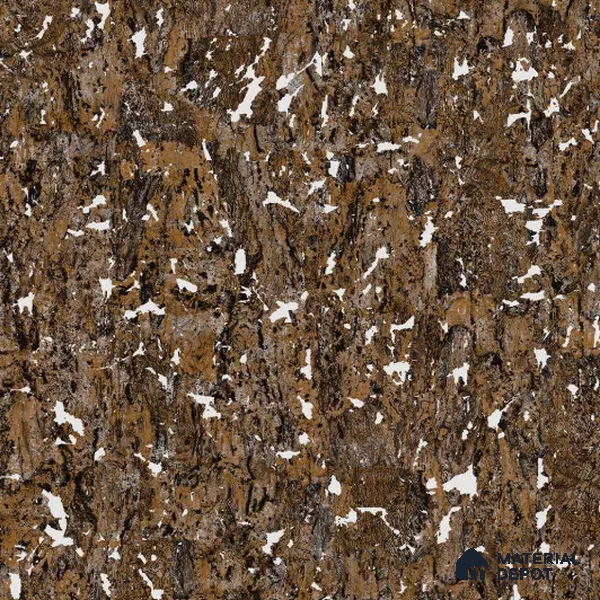 N-5007-4 | Chestnut Brown White Fleck Granite Vinyl Base Patterned Wallpaper - 10 Meter x 21 Inches, 57.41 Sq. Ft. (Min. 15% Wastage)
