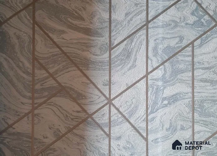 10197-3 | 10 Meter x 21 Inch Non Woven Geometric Look Wallpaper - 57 Sq. Ft. | Minimum 15% wastage during installation