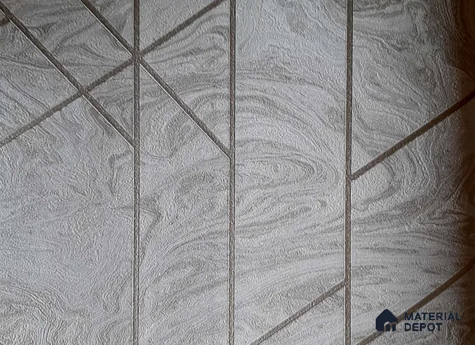 10197-1 | 10 Meter x 21 Inch Non Woven Geometric Look Wallpaper - 57 Sq. Ft. | Minimum 15% wastage during installation
