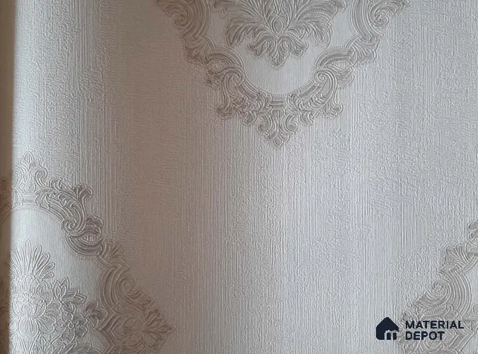 10195-1 | 10 Meter x 21 Inch Non Woven Damask Look Wallpaper - 57 Sq. Ft. | Minimum 15% wastage during installation
