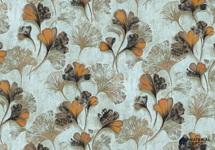 23812 | 10 Meter x 21 Inches Florals Look Wallpaper - 57.41 Sq. Ft. | Minimum 15% wastage during installation