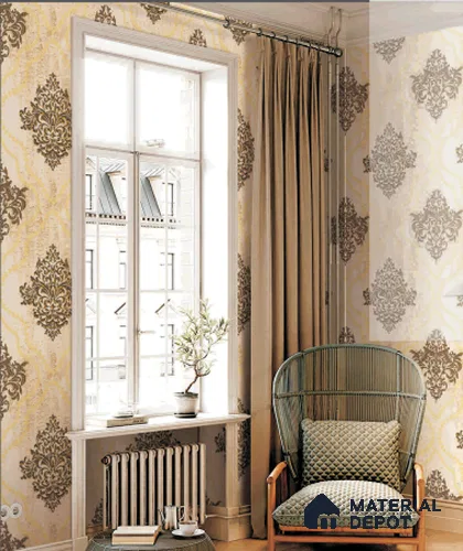 Rahira Series RH8001 10 Meter x 21 Inches Patterned look Wallpaper - 57.05 Sq. Ft. | Minimum 15% wastage during installation