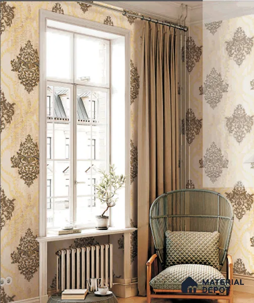 Rahira Series RH8001 10 Meter x 21 Inches Patterned look Wallpaper - 57.05 Sq. Ft. | Minimum 15% wastage during installation