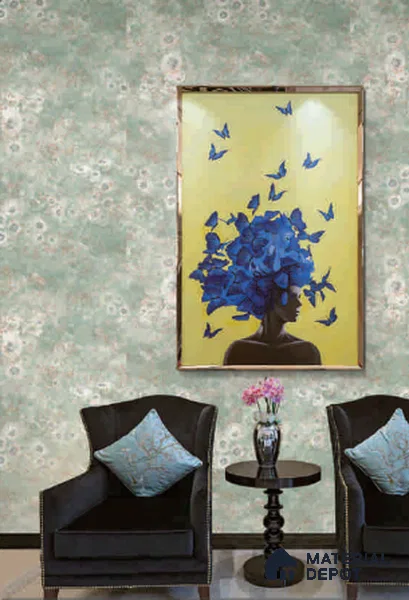 Rahira Series RH8022 10 Meter x 21 Inches Patterned look Wallpaper - 57.05 Sq. Ft. | Minimum 15% wastage during installation