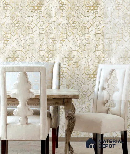 Rahira Series RH8025 10 Meter x 21 Inches Patterned look Wallpaper - 57.05 Sq. Ft. | Minimum 15% wastage during installation