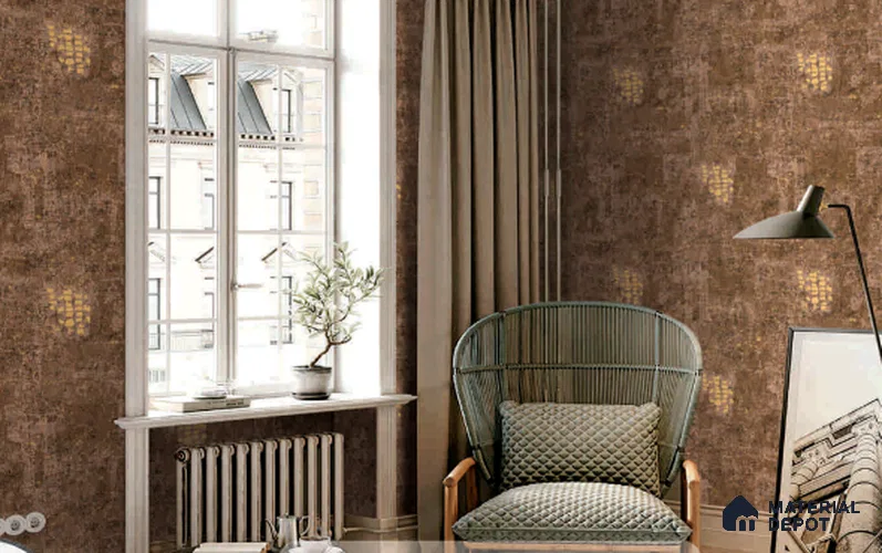 Rahira Series RH8030 10 Meter x 21 Inches Patterned look Wallpaper - 57.05 Sq. Ft. | Minimum 15% wastage during installation