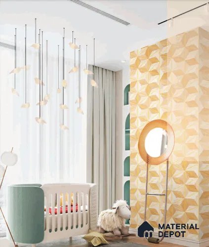 Rahira Series RH8041 10 Meter x 21 Inches Patterned look Wallpaper - 57.05 Sq. Ft. | Minimum 15% wastage during installation