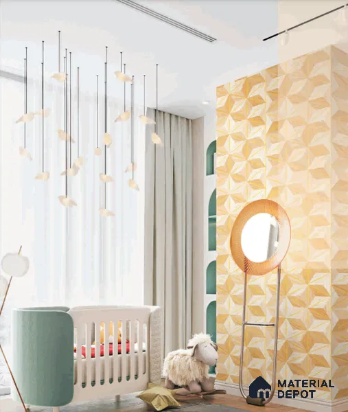 Rahira Series RH8041 10 Meter x 21 Inches Patterned look Wallpaper - 57.05 Sq. Ft. | Minimum 15% wastage during installation
