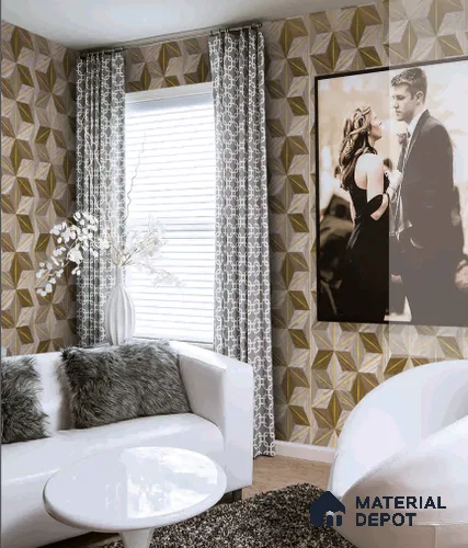 Rahira Series RH8049 10 Meter x 21 Inches Patterned look Wallpaper - 57.05 Sq. Ft. | Minimum 15% wastage during installation