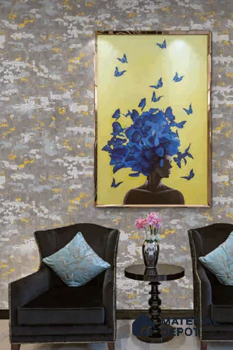 Rahira Series RH8051 10 Meter x 21 Inches Patterned look Wallpaper - 57.05 Sq. Ft. | Minimum 15% wastage during installation