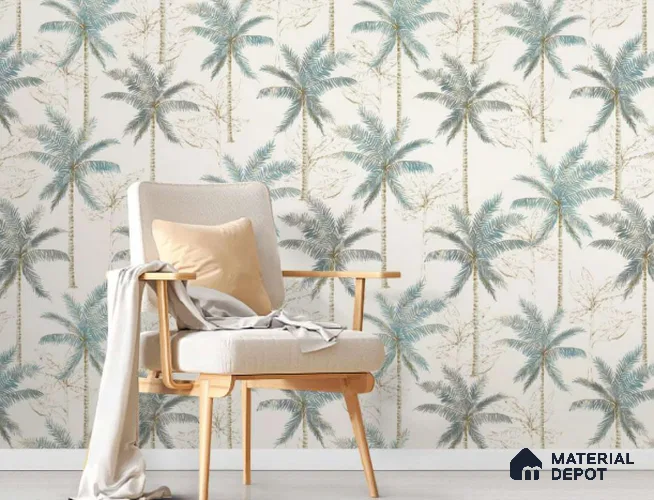 88105 | 10 Meter x 21 Inch PVC Texture Look Wallpaper - 57 Sq. Ft. | Minimum 15% wastage during installation