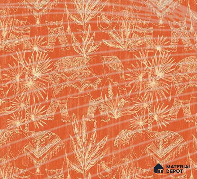 88119 | 10 Meter x 21 Inch PVC Florals Look Wallpaper - 57 Sq. Ft. | Minimum 15% wastage during installation