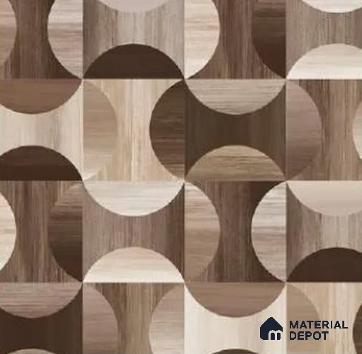 88124 | 10 Meter x 21 Inch PVC Patterned Look Wallpaper - 57 Sq. Ft. | Minimum 15% wastage during installation