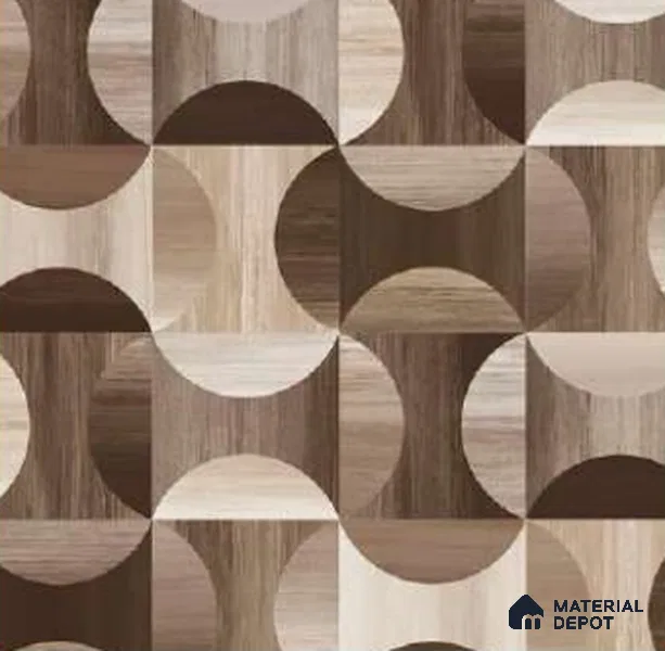 88124 | 10 Meter x 21 Inch PVC Patterned Look Wallpaper - 57 Sq. Ft. | Minimum 15% wastage during installation