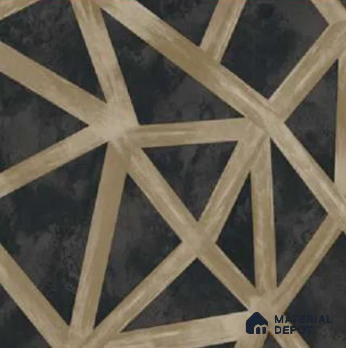 23308 | 10 Meter x 21 Inch PVC Geometric Look Wallpaper - 57 Sq. Ft. | Minimum 15% wastage during installation