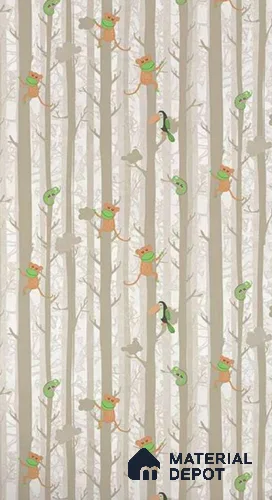 58104 | 10 Meter x 21 Inch PVC Nature Look Wallpaper - 57 Sq. Ft. | Minimum 15% wastage during installation