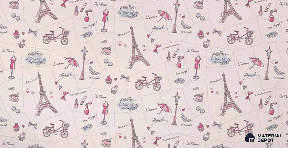 58121 | 10 Meter x 21 Inch PVC Patterned Look Wallpaper - 57 Sq. Ft. | Minimum 15% wastage during installation