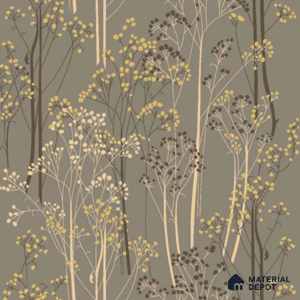 FL-2351 | 10 Meter x 21 Inch Non Woven Florals Look Wallpaper - 57 Sq. Ft.