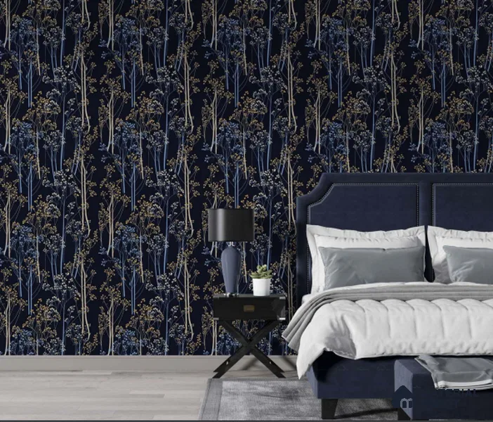 FL-2353 | 10 Meter x 21 Inch Non Woven Florals Look Wallpaper - 57 Sq. Ft.