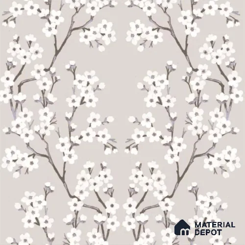 FL-2329 | 10 Meter x 21 Inch Non Woven Florals Look Wallpaper - 57 Sq. Ft.