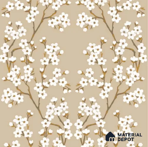 FL-2333 | 10 Meter x 21 Inch Non Woven Tropical Look Wallpaper - 57 Sq. Ft.