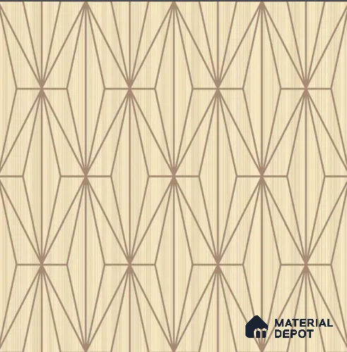 FL-2318 | 10 Meter x 21 Inch Non Woven Patterned Look Wallpaper - 57 Sq. Ft.