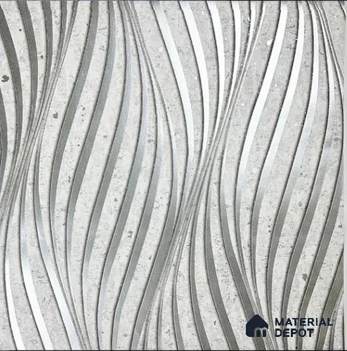 930061 | 10 Meter x 21 Inch PVC Patterned Look Wallpaper - 57 Sq. Ft.