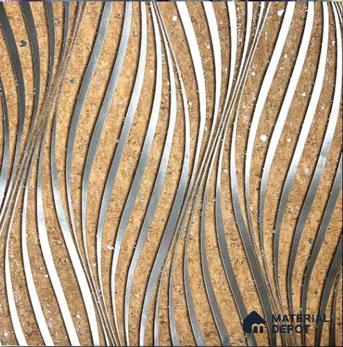 930065 | 10 Meter x 21 Inch PVC Patterned Look Wallpaper - 57 Sq. Ft.