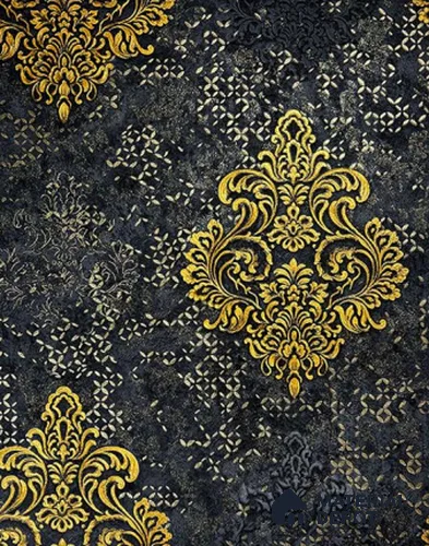 931207 | 10 Meter x 21 Inch PVC Damask Look Wallpaper - 57 Sq. Ft.