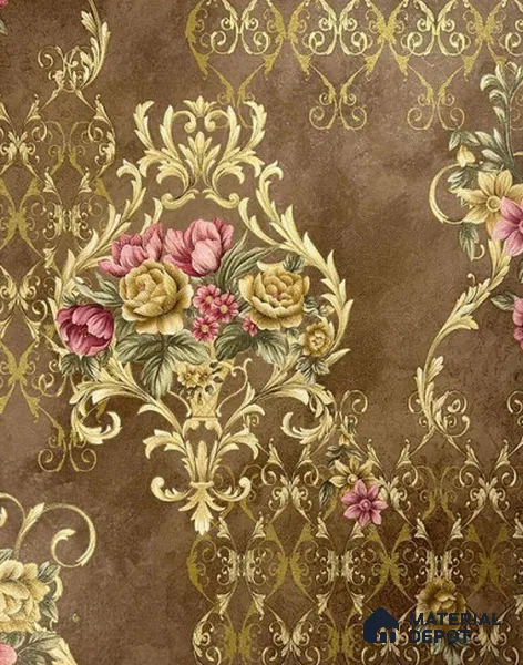 931902 | 10 Meter x 21 Inch PVC Damask Look Wallpaper - 57 Sq. Ft.