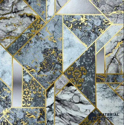 930085 | 10 Meter x 21 Inch PVC Geometric Look Wallpaper - 57 Sq. Ft.