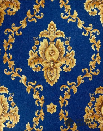 930027 | 10 Meter x 21 Inch PVC Damask Look Wallpaper - 57 Sq. Ft.