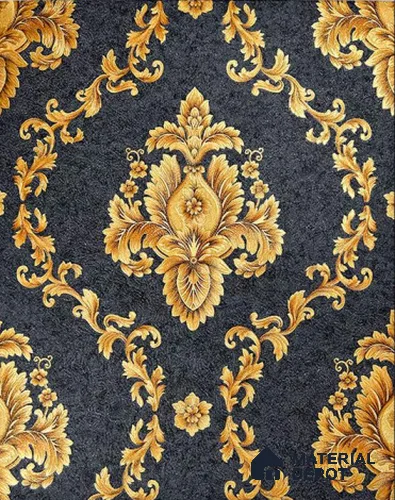 930028 | 10 Meter x 21 Inch PVC Damask Look Wallpaper - 57 Sq. Ft.