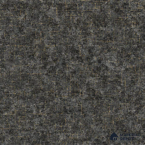 ST 011085 | Black Distressed Velvet PVC Textured Wallpaper - 10 Meter x 20.8 Inches, 56.87 Sq. Ft. (Min. 15% Wastage)