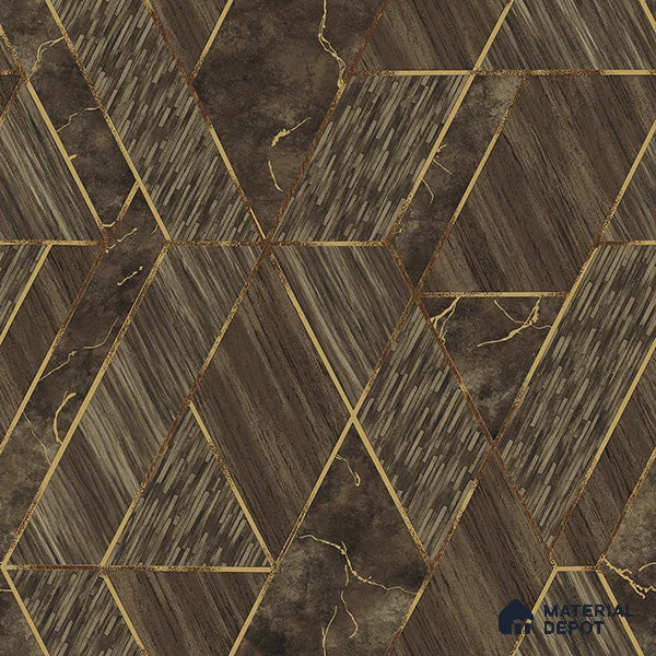 ST021009 | 10.05 Meter x 20.86 Inches Geometric Look Wallpaper - 57.33 Sq. Ft. | Minimum 15% wastage during installation