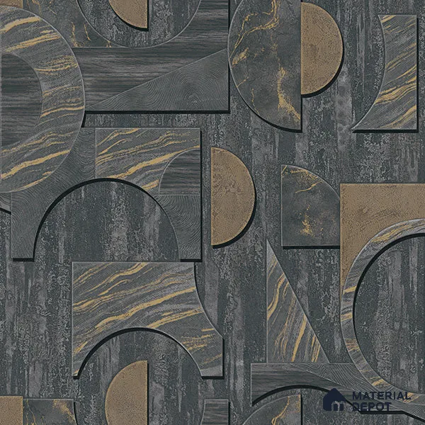 ST021024 | 10.05 Meter x 20.86 Inches Geometric Look Wallpaper - 57.33 Sq. Ft. | Minimum 15% wastage during installation