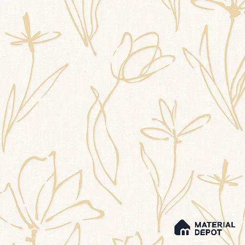 62510-2 | 5 Meter x 41.7 Inches Florals Look Wallpaper - 56.99 Sq. Ft. | Minimum 15% wastage during installation