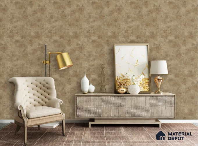 LA-9018 | 10 Meter x 21 Inch PVC Texture Look Wallpaper - 57 Sq. Ft. | Minimum 15% wastage during installation