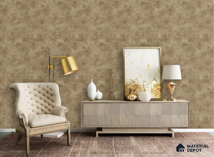 LA-9018 | 10 Meter x 21 Inch PVC Texture Look Wallpaper - 57 Sq. Ft. | Minimum 15% wastage during installation