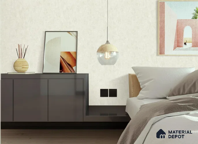 LA-9024 | 10 Meter x 21 Inch PVC Texture Look Wallpaper - 57 Sq. Ft. | Minimum 15% wastage during installation
