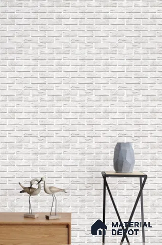 LA-9075 | 10 Meter x 21 Inch PVC Brick Look Wallpaper - 57 Sq. Ft. 02